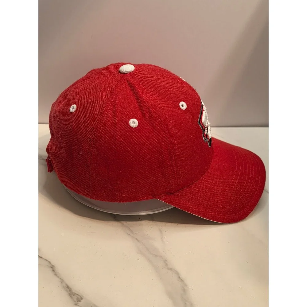 WKU Hilltoppers Captains Collection Red Baseball Cap Hat Mens Adjustable WKU